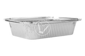 Aluminum container, 260*190*60 mm, 1900 ml