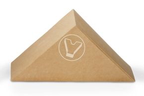 სენდვიჩების შეფუთვა Sandwich 60, 130*130*60 კრაფტი (DOECO)