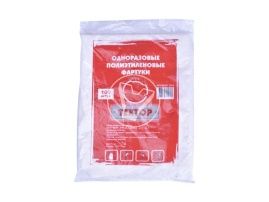 პოლიეთილენის წინსაფარი, ერთჯერადი, 100 ც/შეფუთვა.