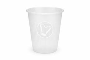 Plastic cup, 250ml, transparent