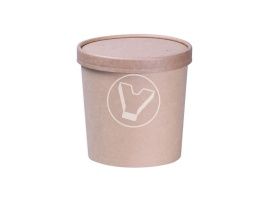 საწვნე "EcoSoup", 760 მლ, კრაფტი, თავსახურის გარეშე