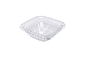 კონტეინერი ცივი კერძებისათვის S-12/12-250, გამჭვირვალე, PET