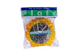 Metal scrubber for tableware, 30 g, spiral