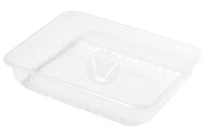 გამჭვირვალე კონტეინერი 500მლ. 179x132x34.4 მმ (Cyclyc)