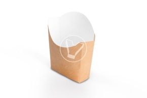 შეფუთვა Eco Fry M, 110*100*50 მმ, კრაფტი (DOECO)
