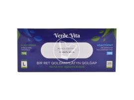 ხელთათმანები ელასტომერი, L, ლურჯი (TPE)