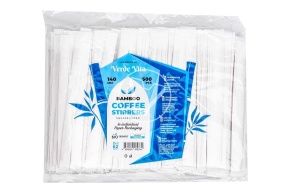 ბამბუკის მოსარევი ინდ. შეფუთვით კვადრატული დაბოლოებით, 140*4.5*1.3 მმ. 500 ც/შეფუთვა