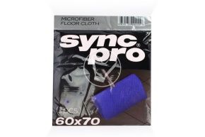 Microfiber cloth with long pile for floors 70*60 cm, 350 gsm (blue)