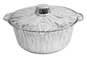 ალუმინის ფორმა "ქვაბი" თავსახურით Y292, 294*112 მმ, 3200 მლ