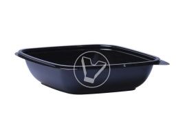 კონტეინერი SpK-1616-500 შავი, 160*160*45, 500 მლ