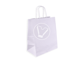 პარკი გრეხილი სახელურით, 260*150*350 მმ, თეთრი (ტეკ-პაკი)