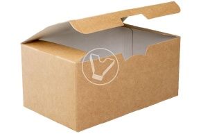 შეფუთვა EcoFast food box, L, 150*91*70 კრაფტი (DOECO)