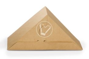 სენდვიჩების შეფუთვა Sandwich 60, 130*130*60 კრაფტი (DOECO)