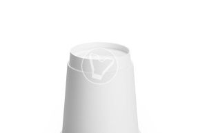 თეთრი ორშრიანი ჭიქა ცხელი სასმელებისთვის 250 მლ (VERDE VITA) 