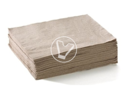 ქაღალდის ხელსახოცები, 1 შრე, 33x33 სმ, 300 ლ., კრაფტი, 1/9