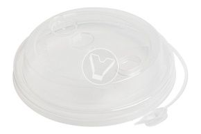 თავსახური სასმელი ნახვრეტით, 80 მმ, გამჭვირვალე