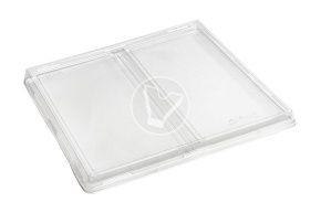 სალათის თასის თავსახური OneClick, 1200 მლ, 2-განყოფილებიანი.