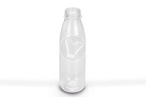 ბოთლი 500 მლ, გამჭვირვალე, PET