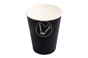 ჭიქა, 350 მლ, შავი (Uniscup)