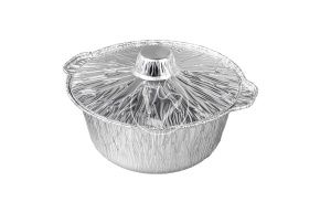 Aluminum form "Saucepan" with lid Y292, 294*112mm, 3200 ml