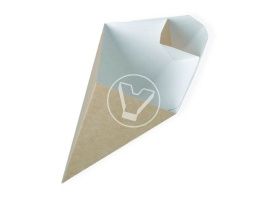 ფრის შეფუთვა "Eco Cone", L, 40 ც/შეფუთვაში