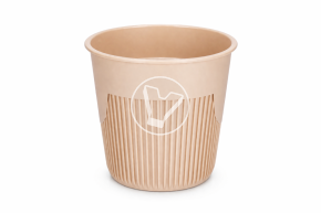 Plastic cup, 250ml, kraft