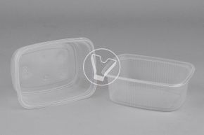 კონტეინერი, 200 მლ, 108x82x40 მმ (სტიროპლასტი)