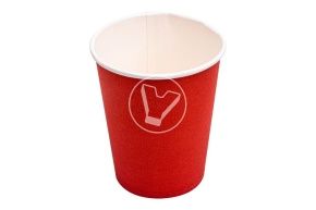 ჭიქა, 250 მლ, წითელი (Unikscup)