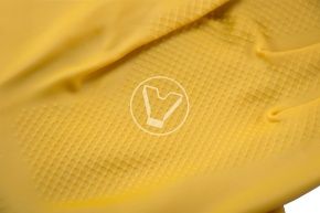 რეზინის ხელთათმანები, 100 გ, ზომა L, ყვითელი