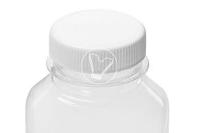 ბოთლი 300 მლ, გამჭვირვალე, კვადრატული, PET