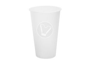 ჭიქა, 500 მლ, გამჭვირვალე, სახურავის გარეშე