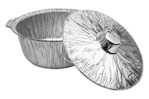 Aluminum form "Saucepan" with lid Y292, 294*112mm, 3200 ml