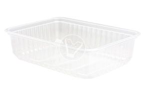 გამჭვირვალე კონტეინერი 750 მლ. 179x132x51.8 მმ (Cyclyc)