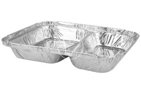 ალუმინის კონტეინერი 2 განყოფილებიანი Lamina C2, 225*170*42