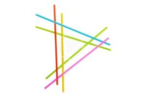 საწრუპი მილები მოღუნვის გარეშე, სხვადასხვა ფერის, 300 ც. d-8 მმ. 240 მმ. (PR, Yans)