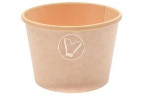 Kraft soup bowl without lid, OneBowl 380 ml.