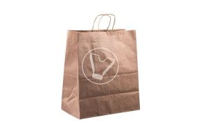 კრაფტის პარკი გრეხილი სახელურებით 320*180*370 (მ)