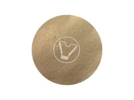 მუყაოს დასაფენი, 280 მმ, 0.8 მმ, ოქროსფერი, მრგვალი (100 ცალი)