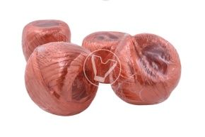 კანაფი პოლიპროპილენის დაუხვეველი, 90გრ, 100მ, წითელი