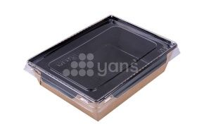 სალათის თასი Eco OpSalad 500 მლ. "Black series" GEOBOX-500/Black