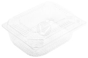 RK-6N გამჭვირვალე კონტეინერი დაბალი, 610 მლ. (კონტეინერი 0081 24.6.0)