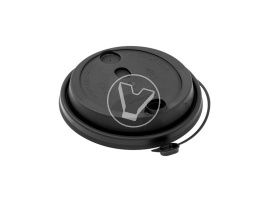 თავსახური, d-90, შავი, მქრქალი, სარქველით და სასმელი ნახვრეტით