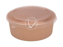 შეფუთვა სალათისთვის "Pure Craft", 1300 მლ, თავსახურის გარეშე