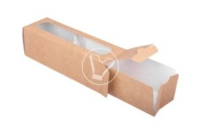 შეფუთვა მაკარონი MB 6, 180*55*55 კრაფტი