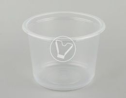 სუპის კონტეინერი K115, 500 მლ, გამჭვირვალე (სტიროპლასტი)