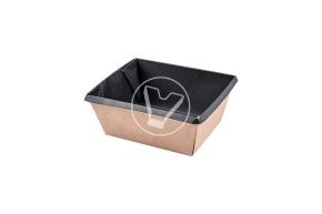 სალათის თასი OneClick, 250 მლ, შავი