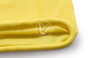 რეზინის ხელთათმანები, 50 გ, ზომა M, ყვითელი