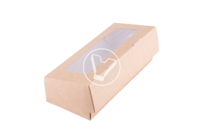 ლანჩი-ბოქსი Selfbox 500-PRO, მუყაო, 500 მლ, 170*70*40 მმ, კრაფტი