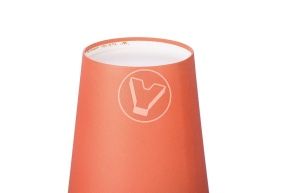 ჭიქა, 350 მლ, წითელი 