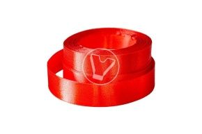 ატლასის ლენტი წითელი 2,5სმ, 25მ